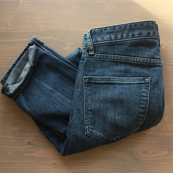 GAP Denim - Gap skinny high rise distressed jeans